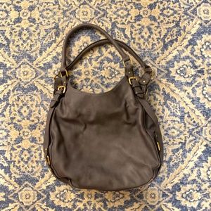 Merona Classic Gray Shoulder Bag with Pockets